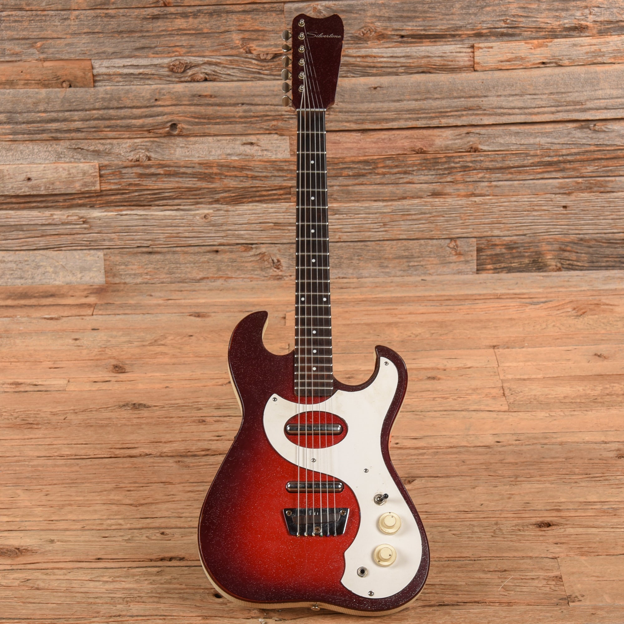 Silvertone 1449/1457 Red Burst 1963 Electric Guitars / Solid Body