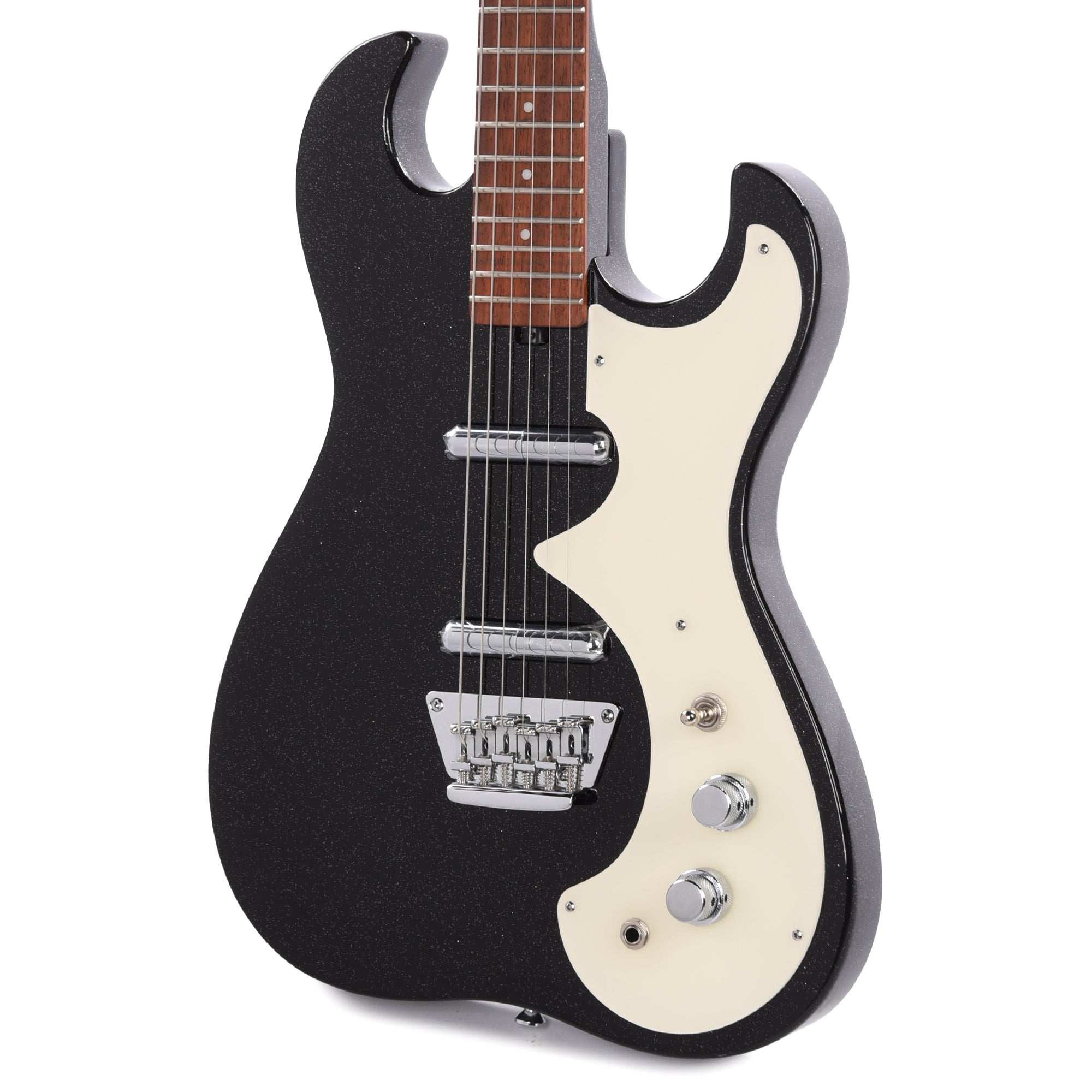 Silvertone 1449 Black Silver Flake – Chicago Music Exchange