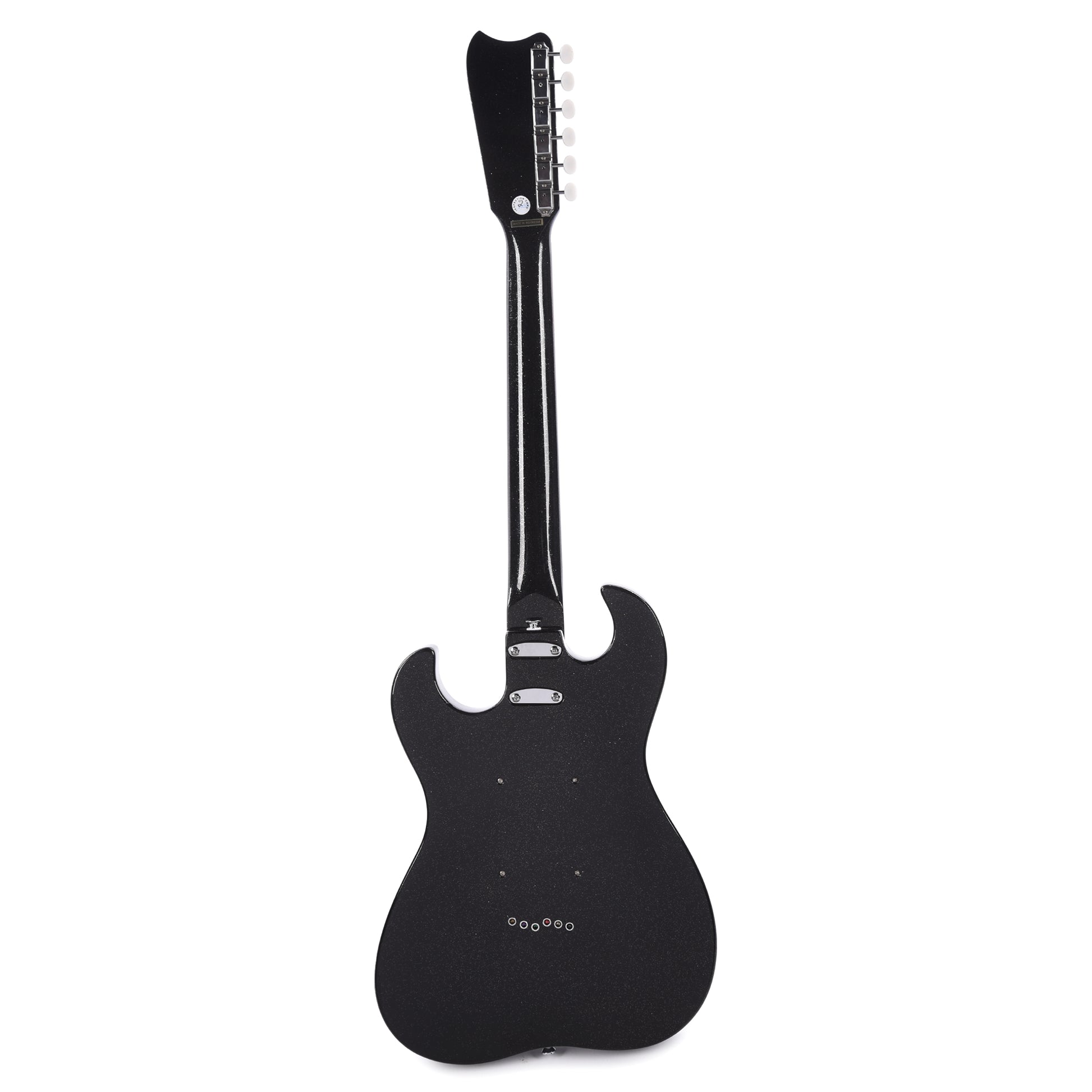 Silvertone 1449 Black Silver Flake Electric Guitars / Solid Body