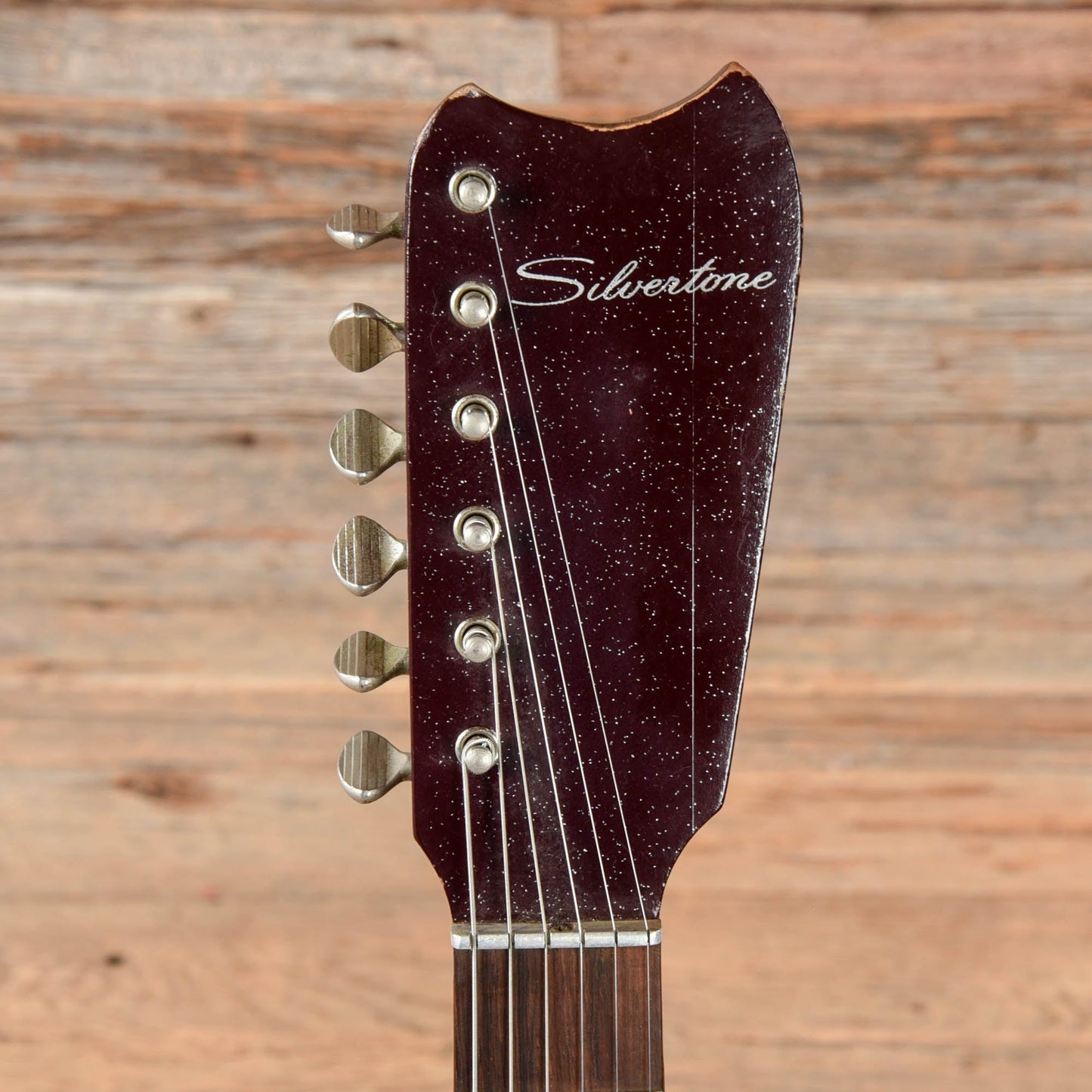 Silvertone 1457 w/ Amp in Case Red Burst 1965 Electric Guitars / Solid Body