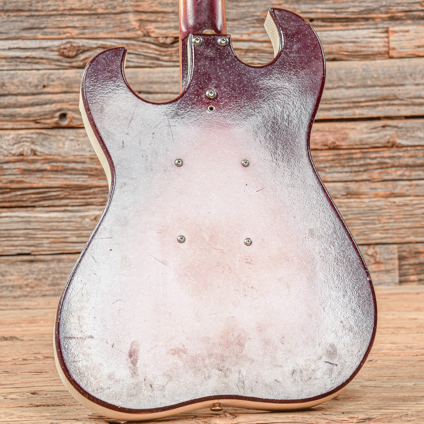 Silvertone 1457 w/ Amp in Case Red Burst 1965 Electric Guitars / Solid Body