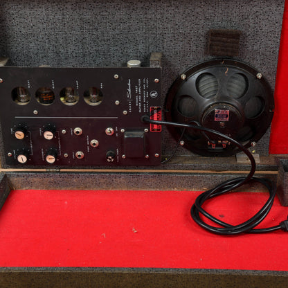 Silvertone 1457 w/ Amp in Case Red Burst 1965 Electric Guitars / Solid Body