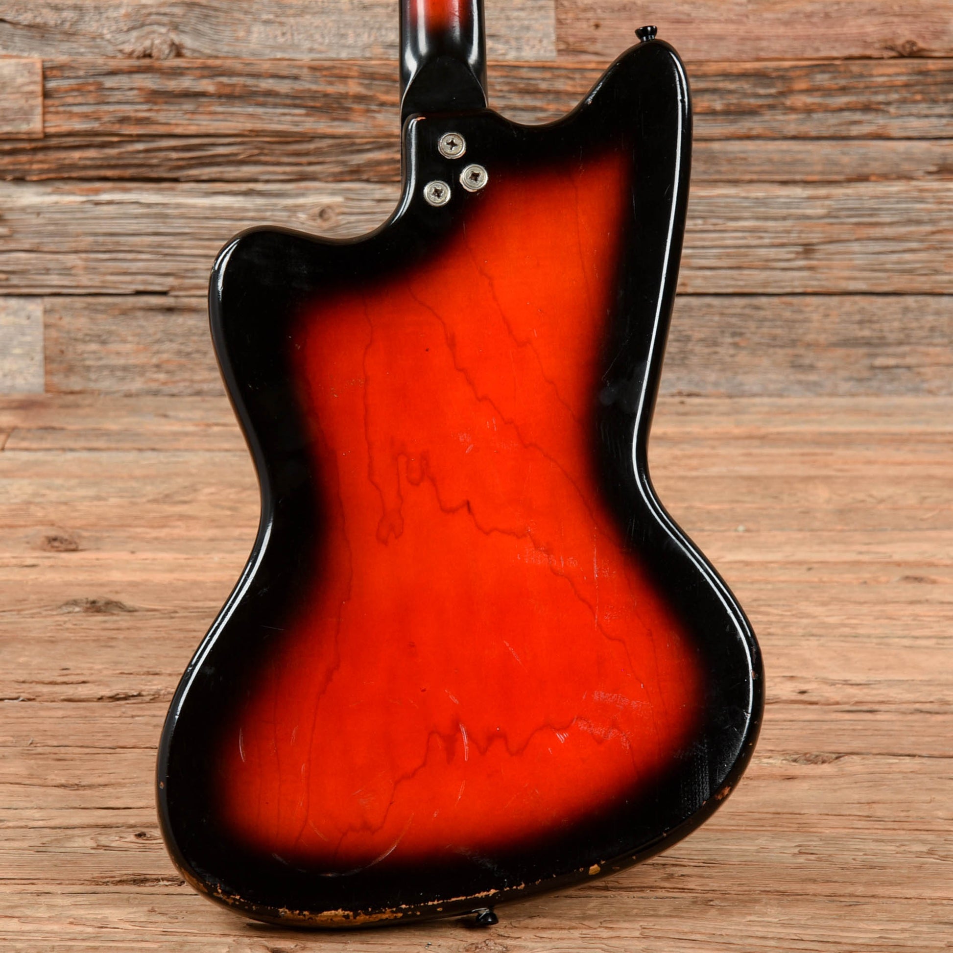 Silvertone 1478 Silhouette Red Burst 1960s Electric Guitars / Solid Body