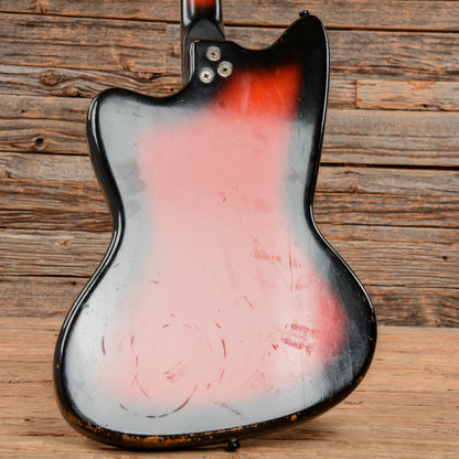 Silvertone 1478 Silhouette Red Burst 1960s Electric Guitars / Solid Body
