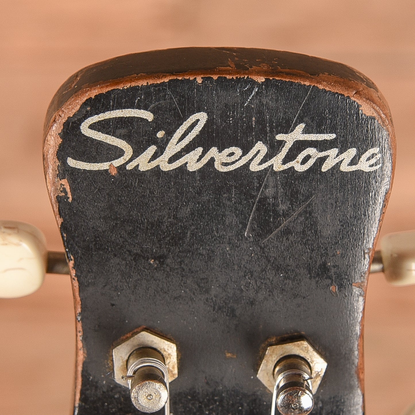 Silvertone Peanut Body Black 1960s Electric Guitars / Solid Body