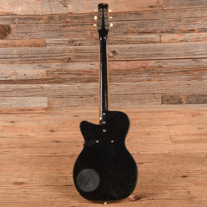Silvertone Peanut Body Black 1960s Electric Guitars / Solid Body