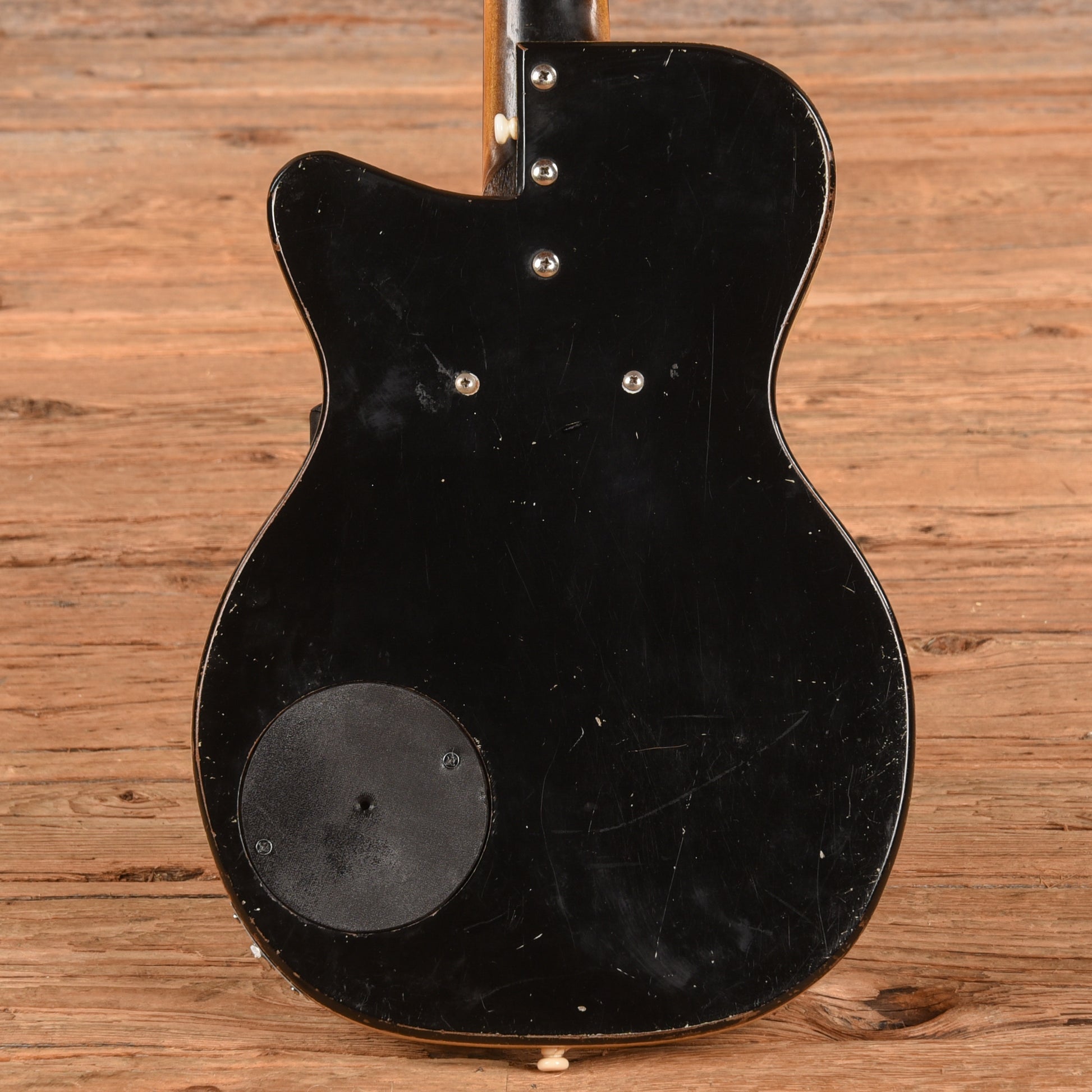 Silvertone Peanut Body Black 1960s Electric Guitars / Solid Body