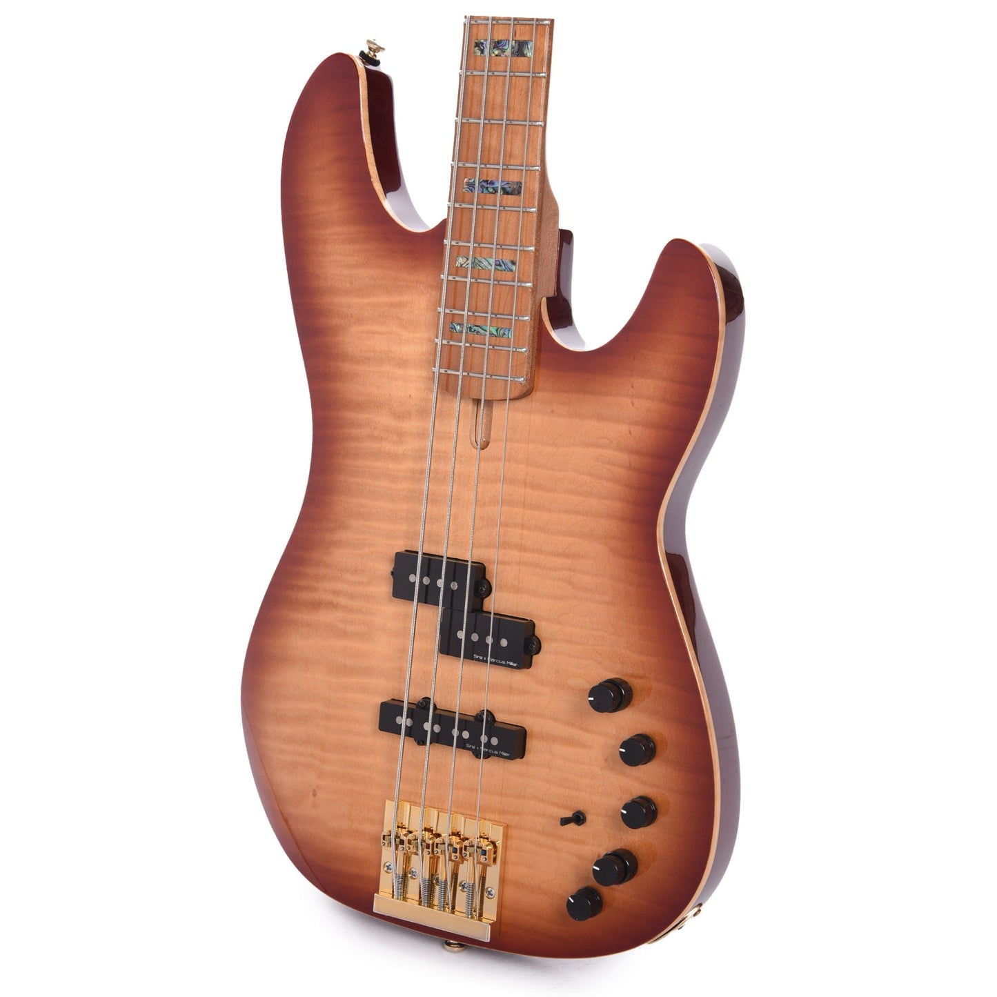 Sire Marcus Miller P10 DX Flame Maple/Alder 4-String Tobacco Sunburst Bass Guitars / 4-String