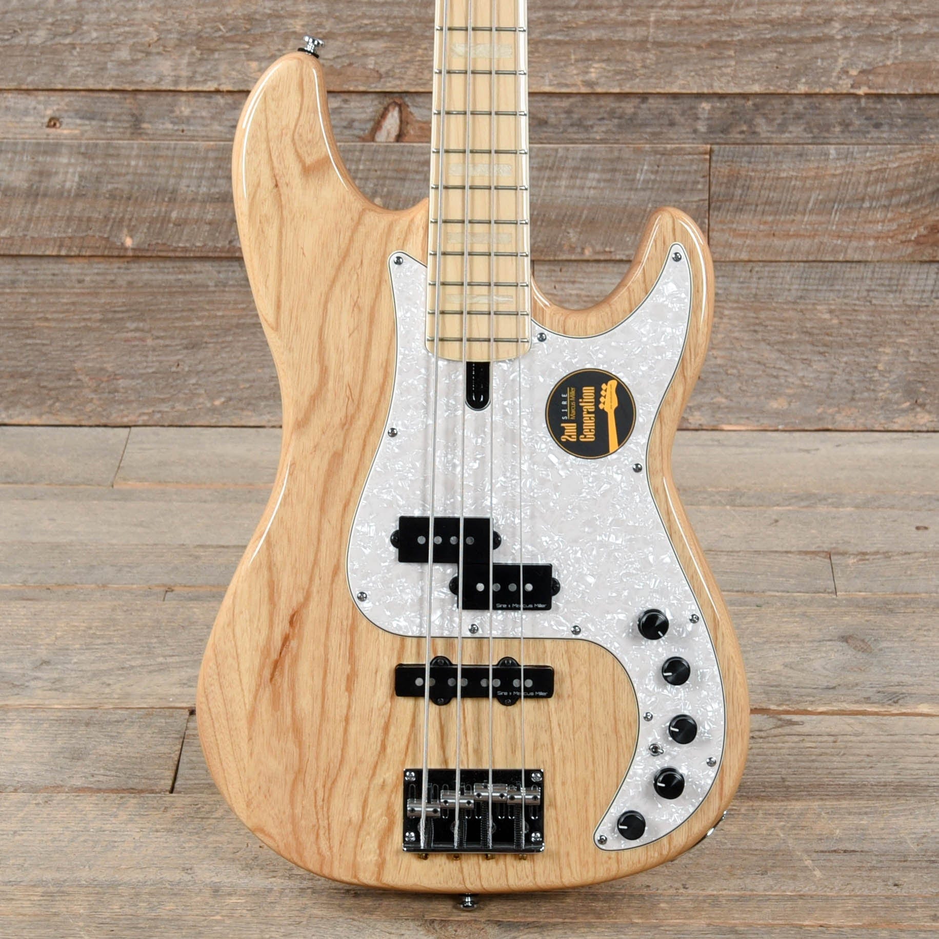 Sire Marcus Miller P7 Swamp Ash 4-String Natural (2nd Gen) Bass Guitars / 4-String