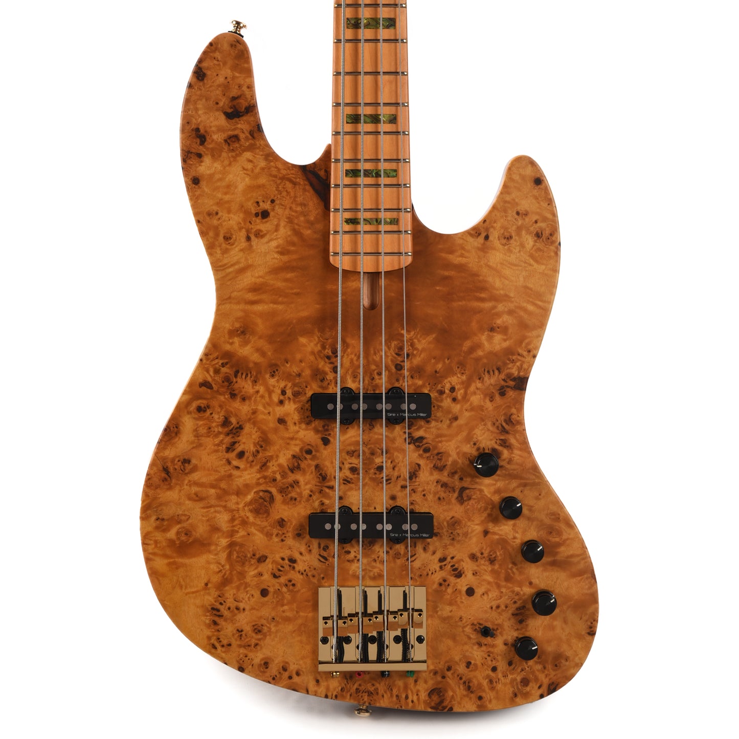 Sire Marcus Miller V10 4-String Swamp Ash/Solid Poplar Natural Satin Bass Guitars / 4-String