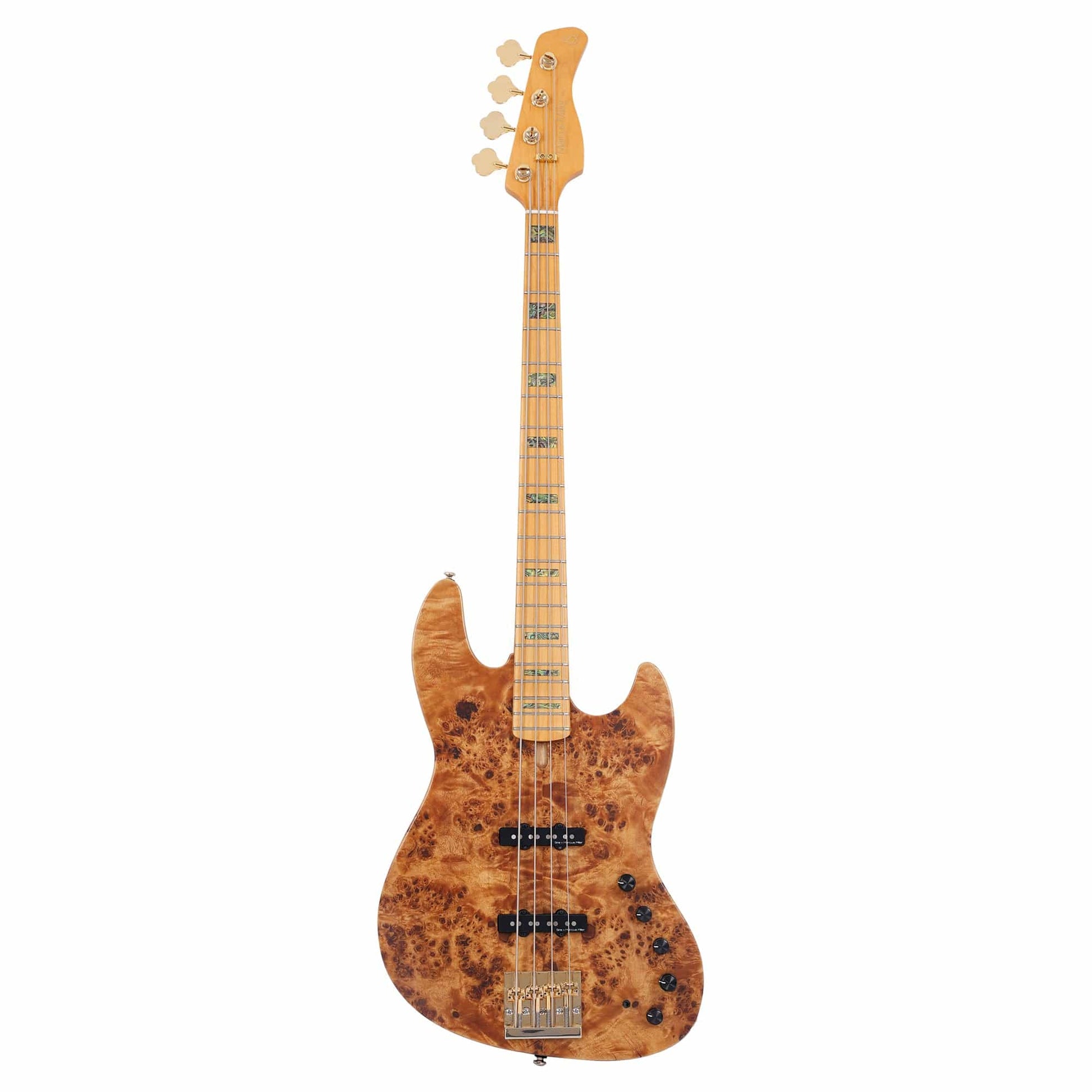 Sire Marcus Miller V10 4-String Swamp Ash/Solid Poplar Natural Satin Bass Guitars / 4-String
