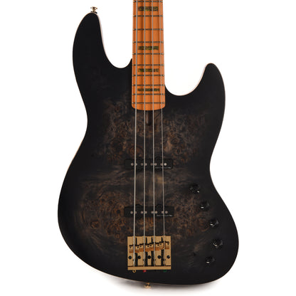 Sire Marcus Miller V10 4-String Swamp Ash/Solid Poplar Transparent Black Satin Bass Guitars / 4-String
