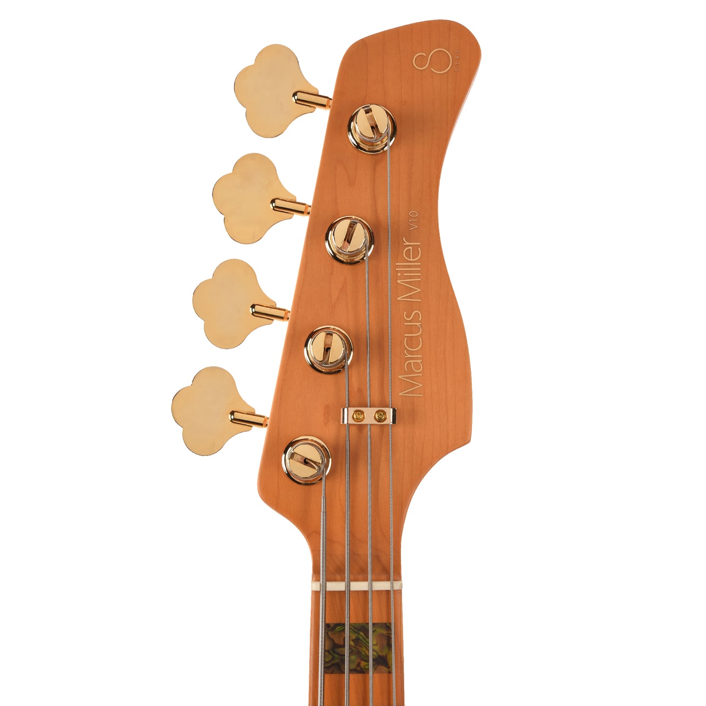 Sire Marcus Miller V10 4-String Swamp Ash/Solid Poplar Transparent Black Satin Bass Guitars / 4-String