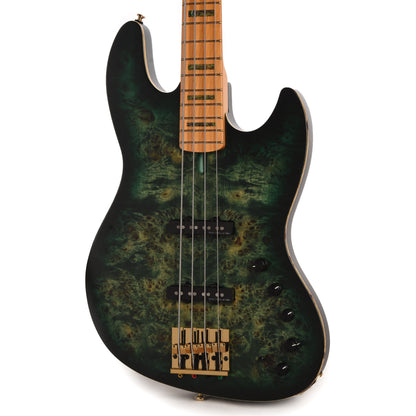 Sire Marcus Miller V10 4-String Swamp Ash/Solid Poplar Transparent Green Satin Bass Guitars / 4-String