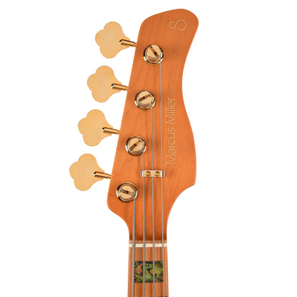Sire Marcus Miller V10 4-String Swamp Ash/Solid Poplar Transparent Green Satin Bass Guitars / 4-String
