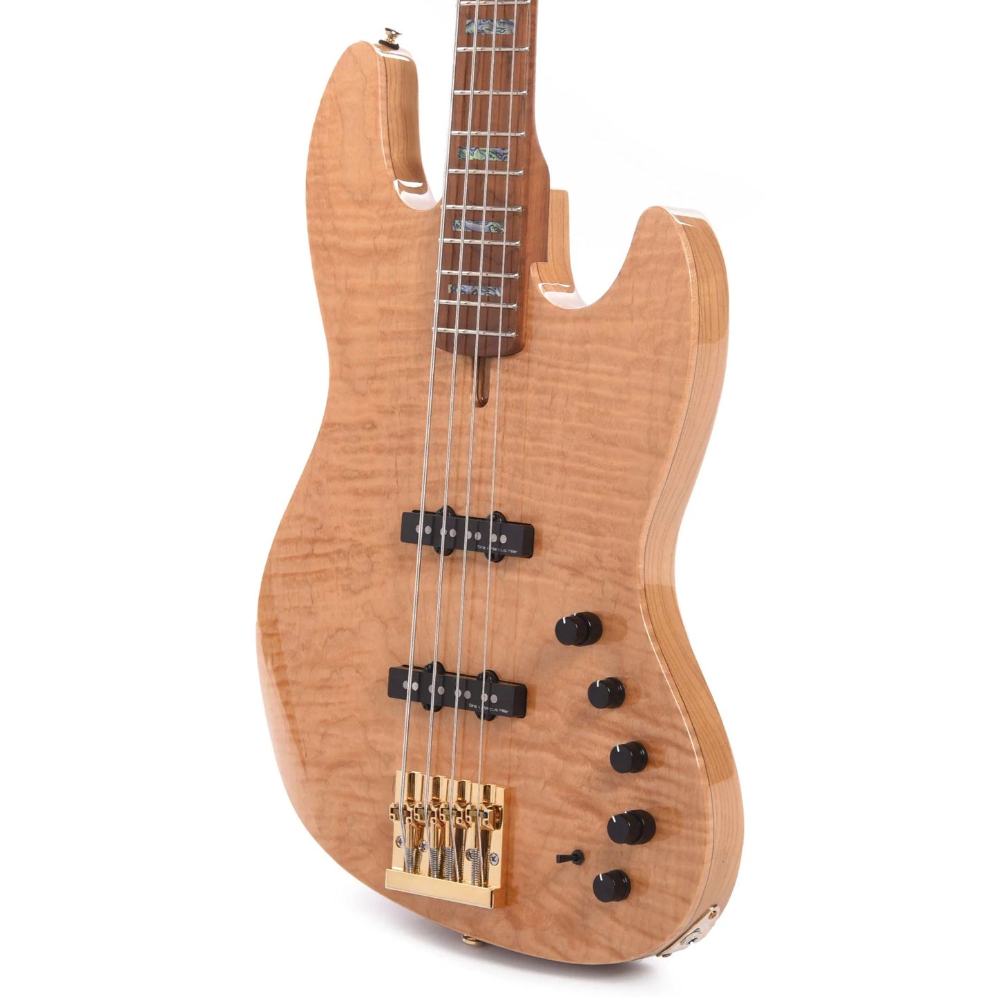 Sire Marcus Miller V10 DX Flame Maple/Swamp Ash 4-String Natural Bass Guitars / 4-String