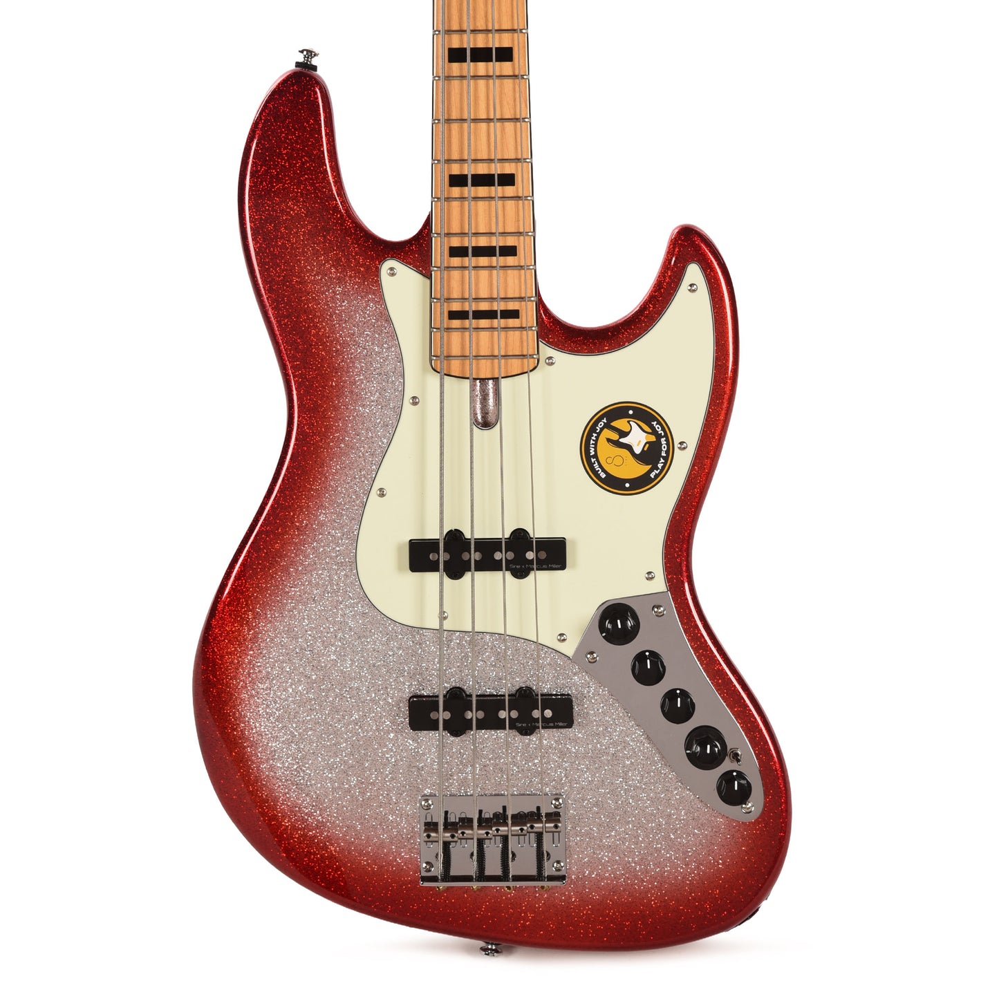 Sire Marcus Miller V7 4-String Redburst Sparkle (New Gen) Bass Guitars / 4-String
