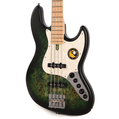 Sire Marcus Miller V7 4-String Swamp Ash/Poplar Reissue Transparent Green Satin Bass Guitars / 4-String