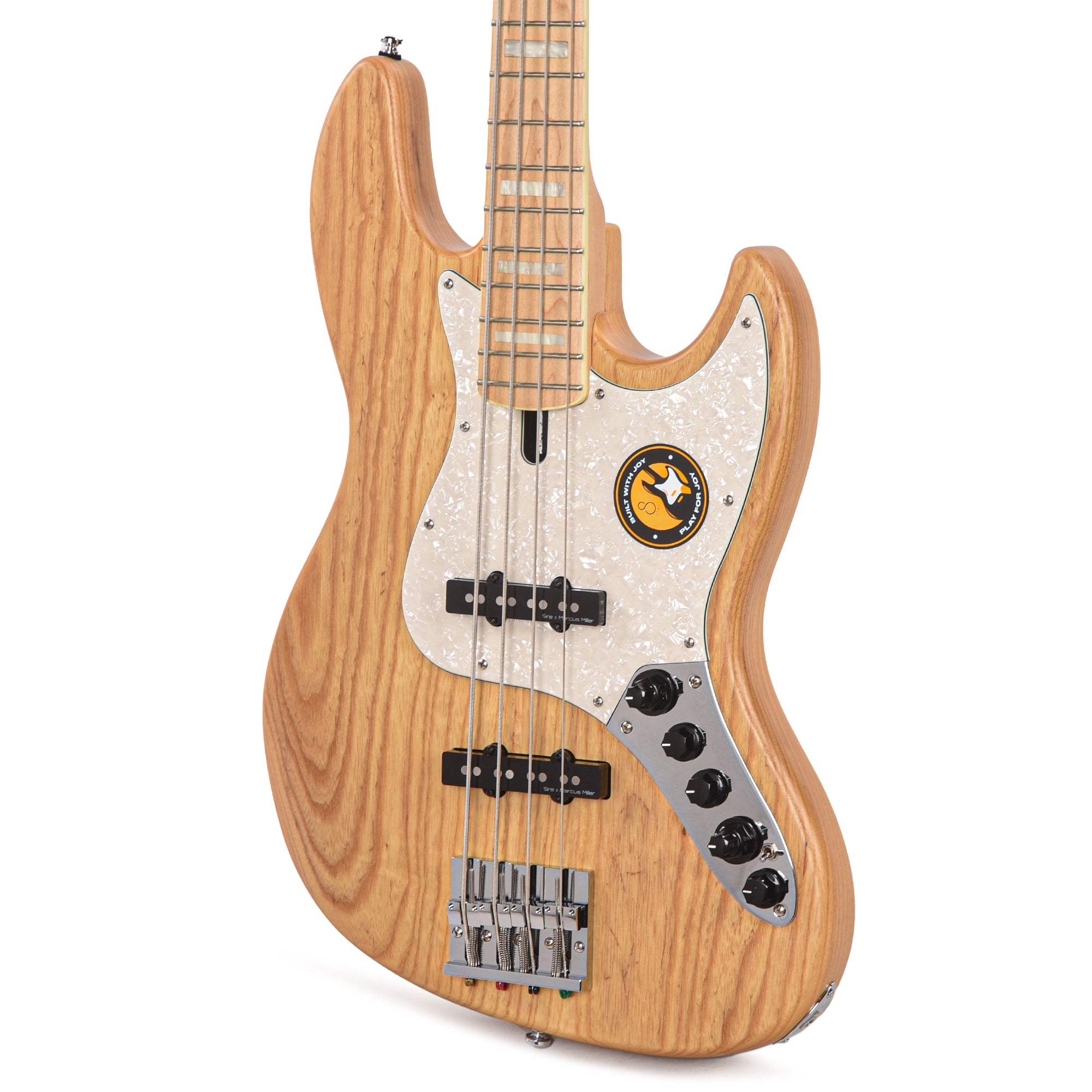 Sire Marcus Miller V7 4-String Swamp Ash Reissue Natural Satin Bass Guitars / 4-String