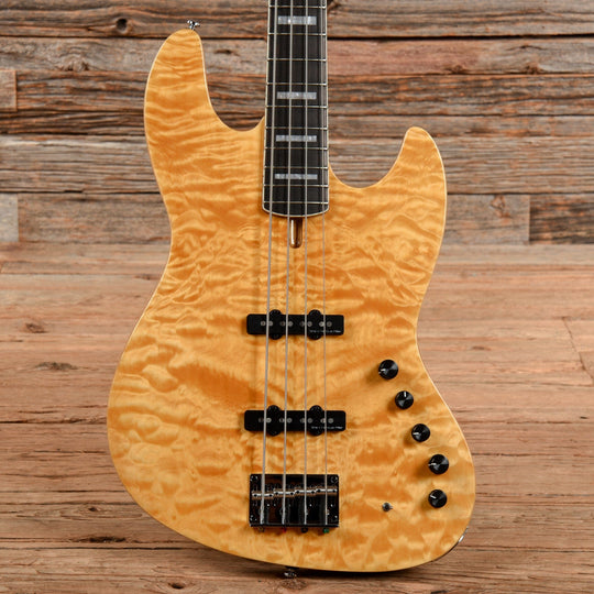 Sire Marcus Miller V9 Swamp Ash/Quilted Maple 4-String Natural (2nd Gen) Bass Guitars / 4-String