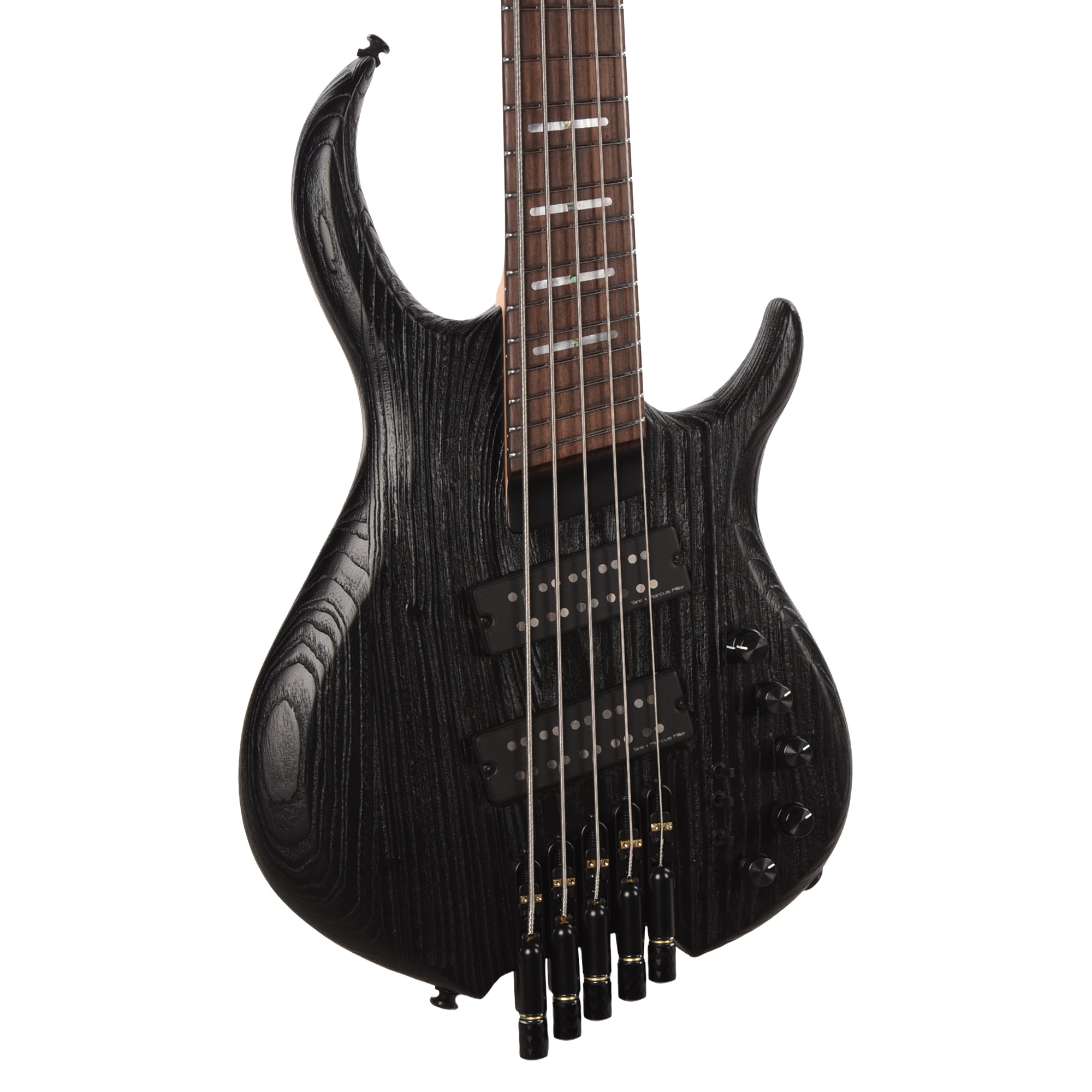 Sire Marcus Miller M6 5-String Headless Black Satin Bass Guitars / 5-String or More