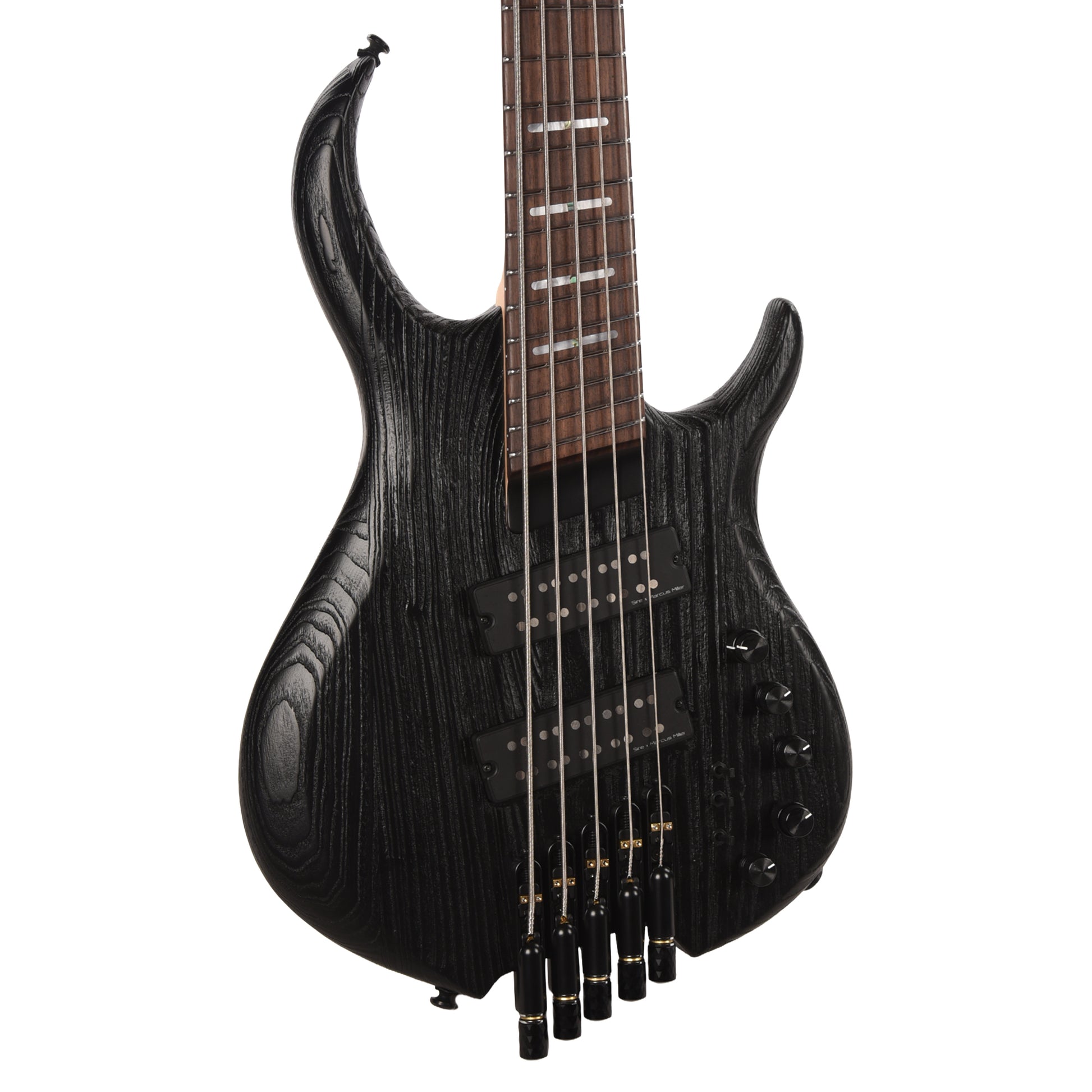 Sire Marcus Miller M6 5-String Headless Black Satin Bass Guitars / 5-String or More