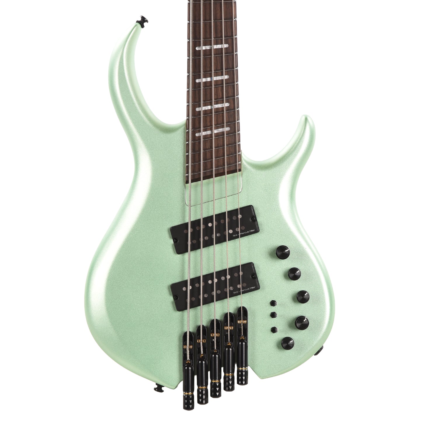 Sire Marcus Miller M6 5-String Headless Surf Green Metallic Satin Bass Guitars / 5-String or More