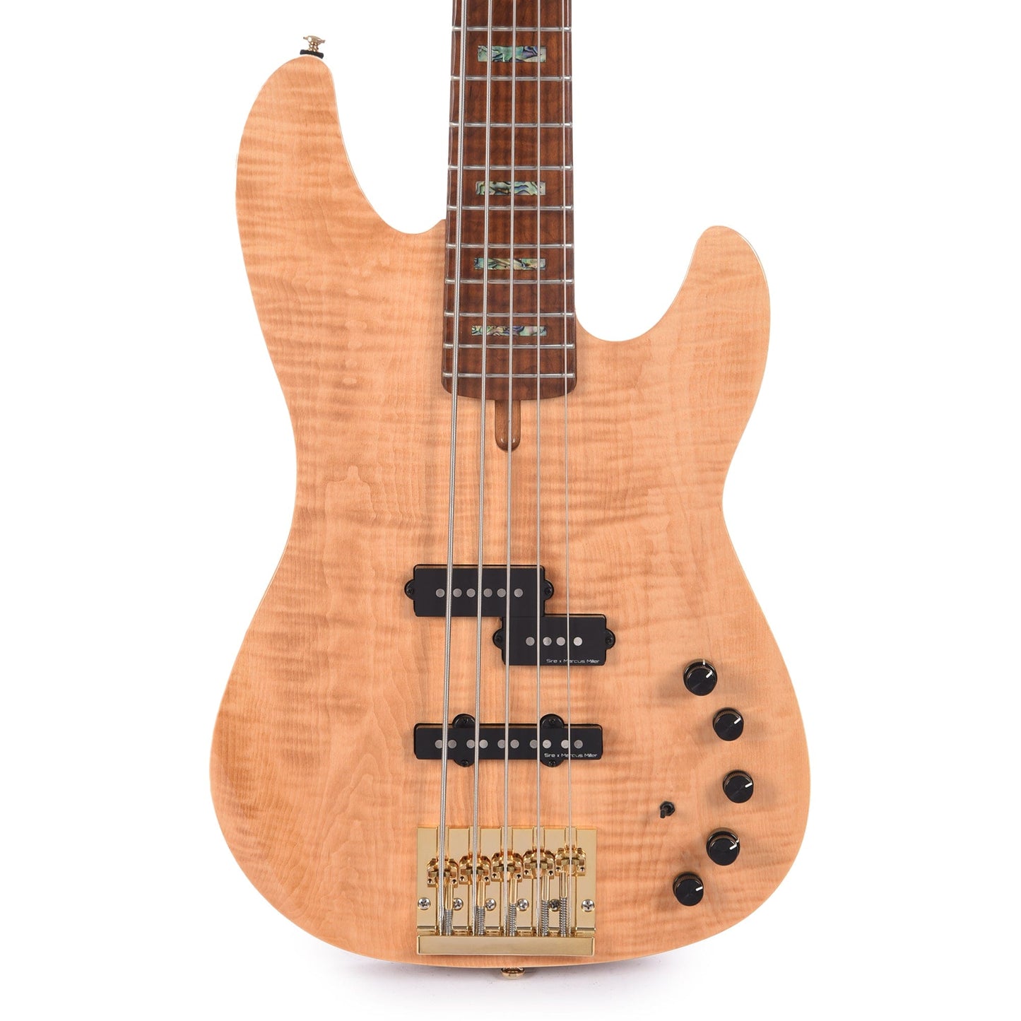 Sire Marcus Miller P10 DX Flame Maple/Alder 5-String Natural Bass Guitars / 5-String or More