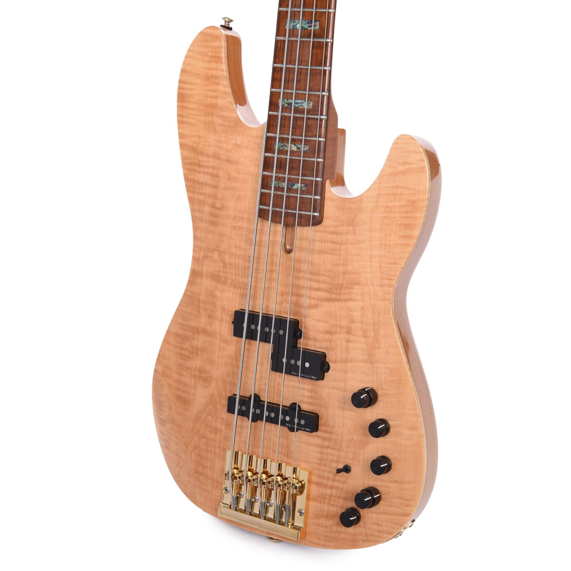 Sire Marcus Miller P10 DX Flame Maple/Alder 5-String Natural Bass Guitars / 5-String or More