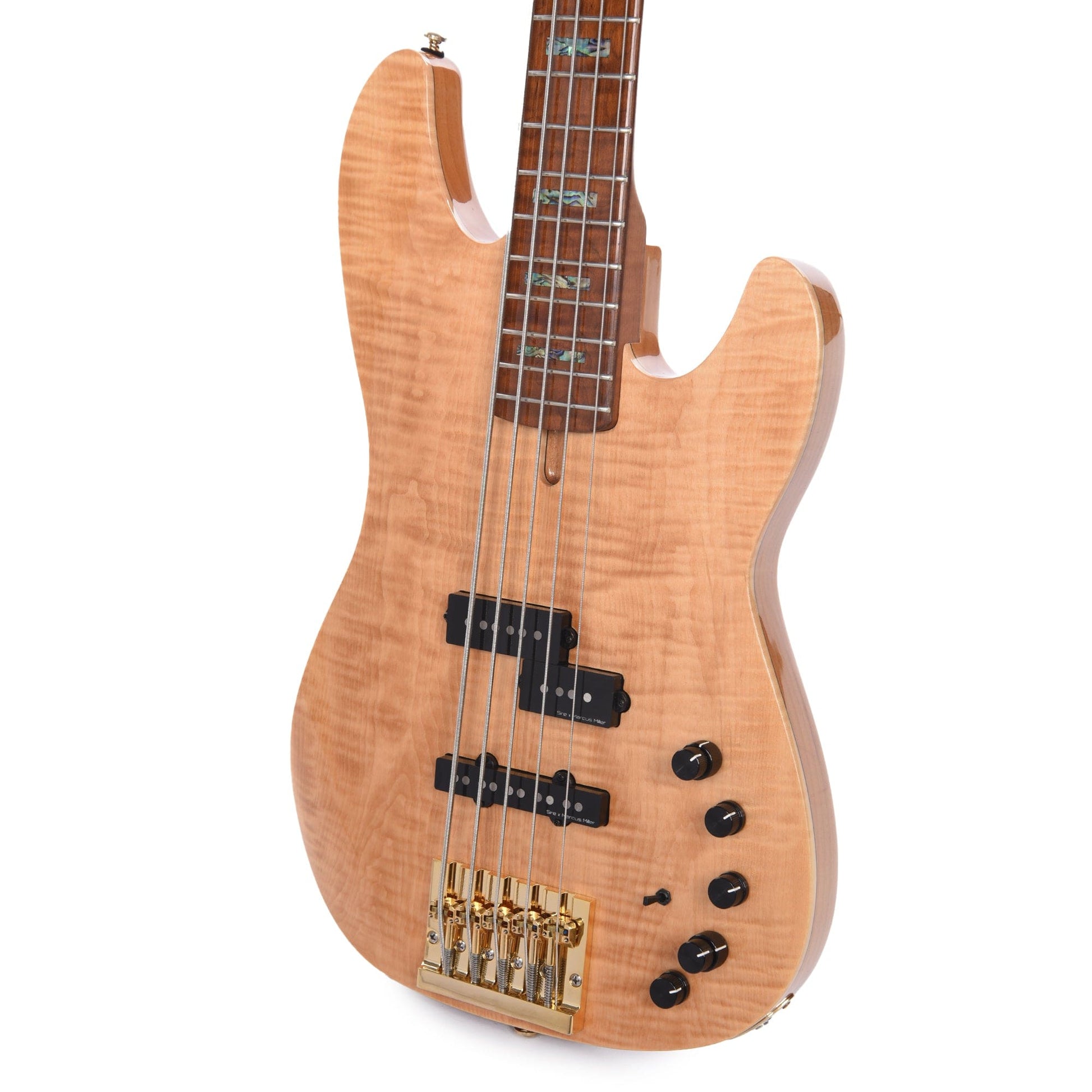 Sire Marcus Miller P10 DX Flame Maple/Alder 5-String Natural Bass Guitars / 5-String or More