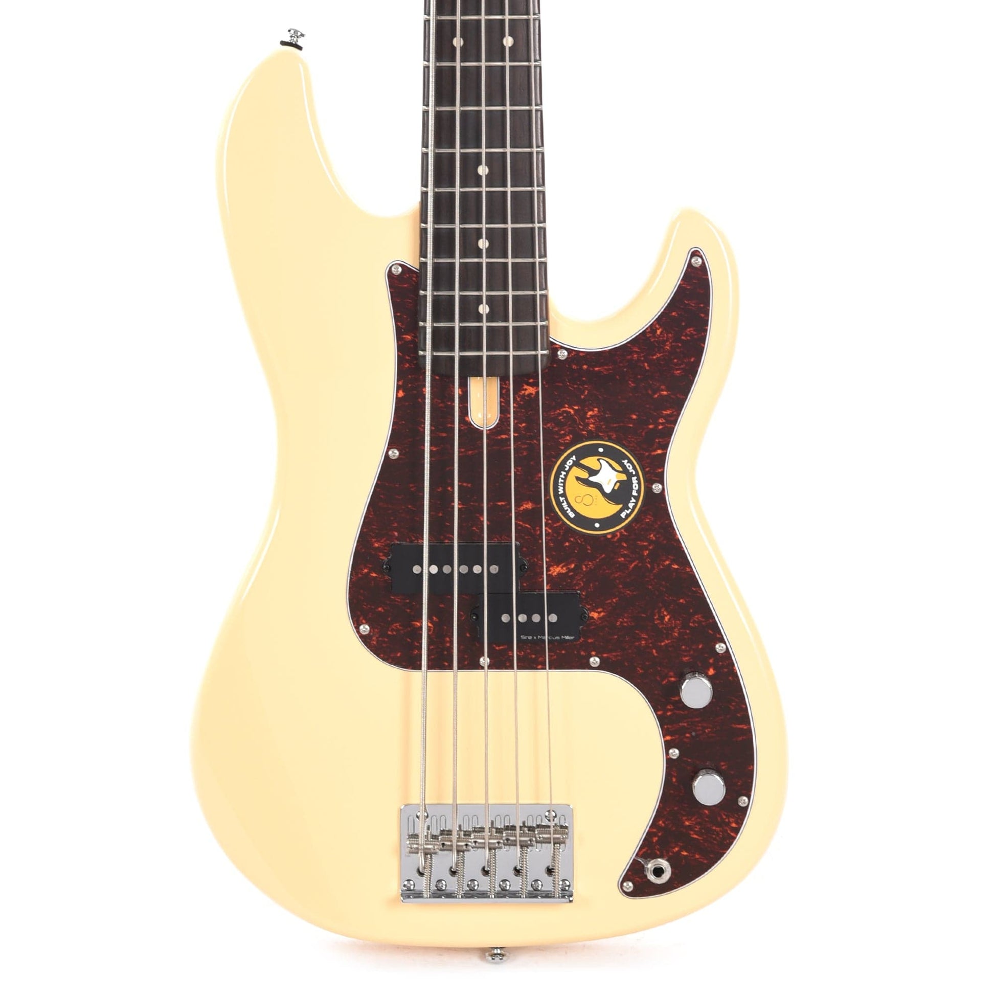 Sire Marcus Miller P5R Alder 5-String Vintage White Bass Guitars / 5-String or More