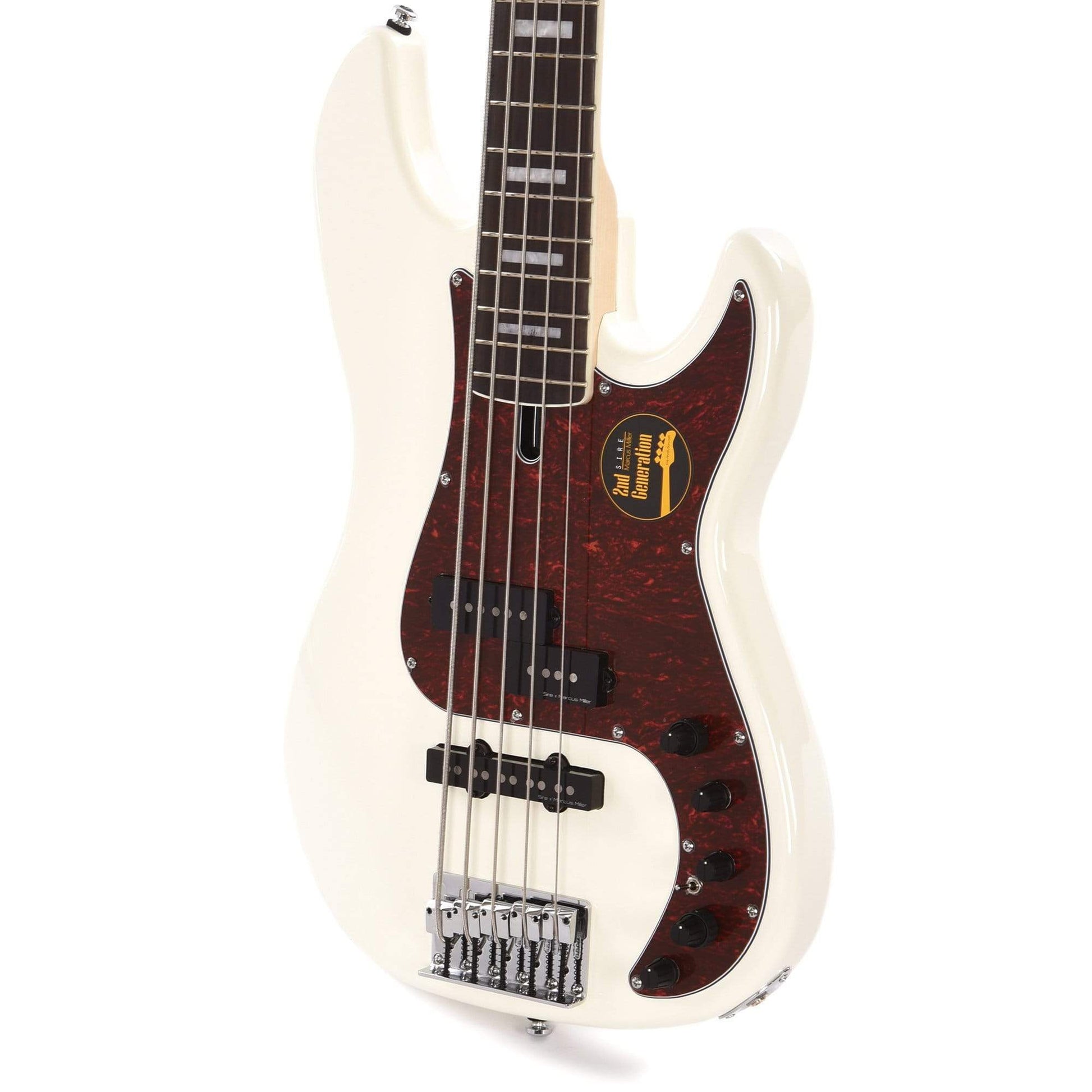 Sire Marcus Miller P7 Alder 5-String Antique White (2nd Gen) Bass Guitars / 5-String or More