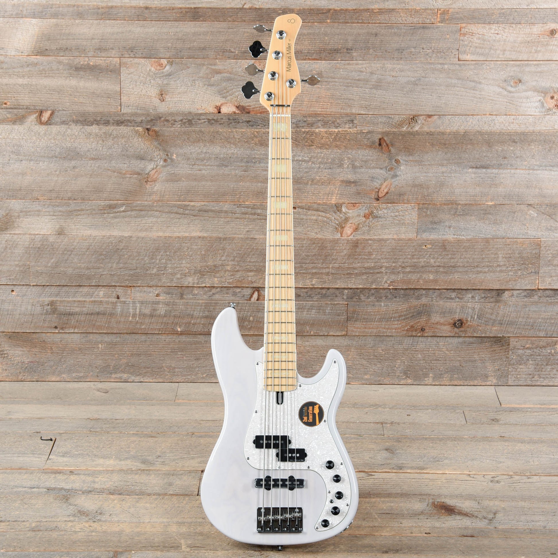 Sire Marcus Miller P7 Swamp Ash 5-String White Blonde (2nd Gen) Bass Guitars / 5-String or More