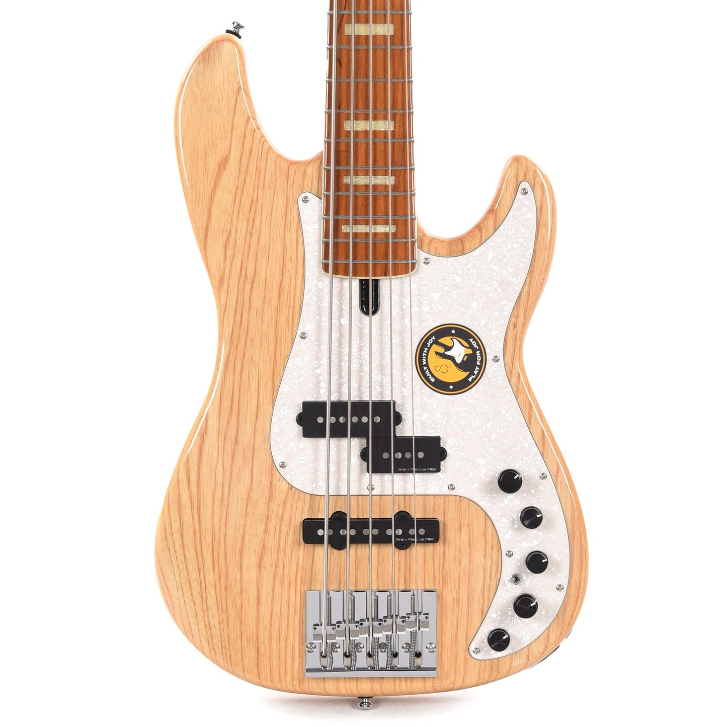 Sire Marcus Miller P8 Swamp Ash 5-String Natural Bass Guitars / 5-String or More