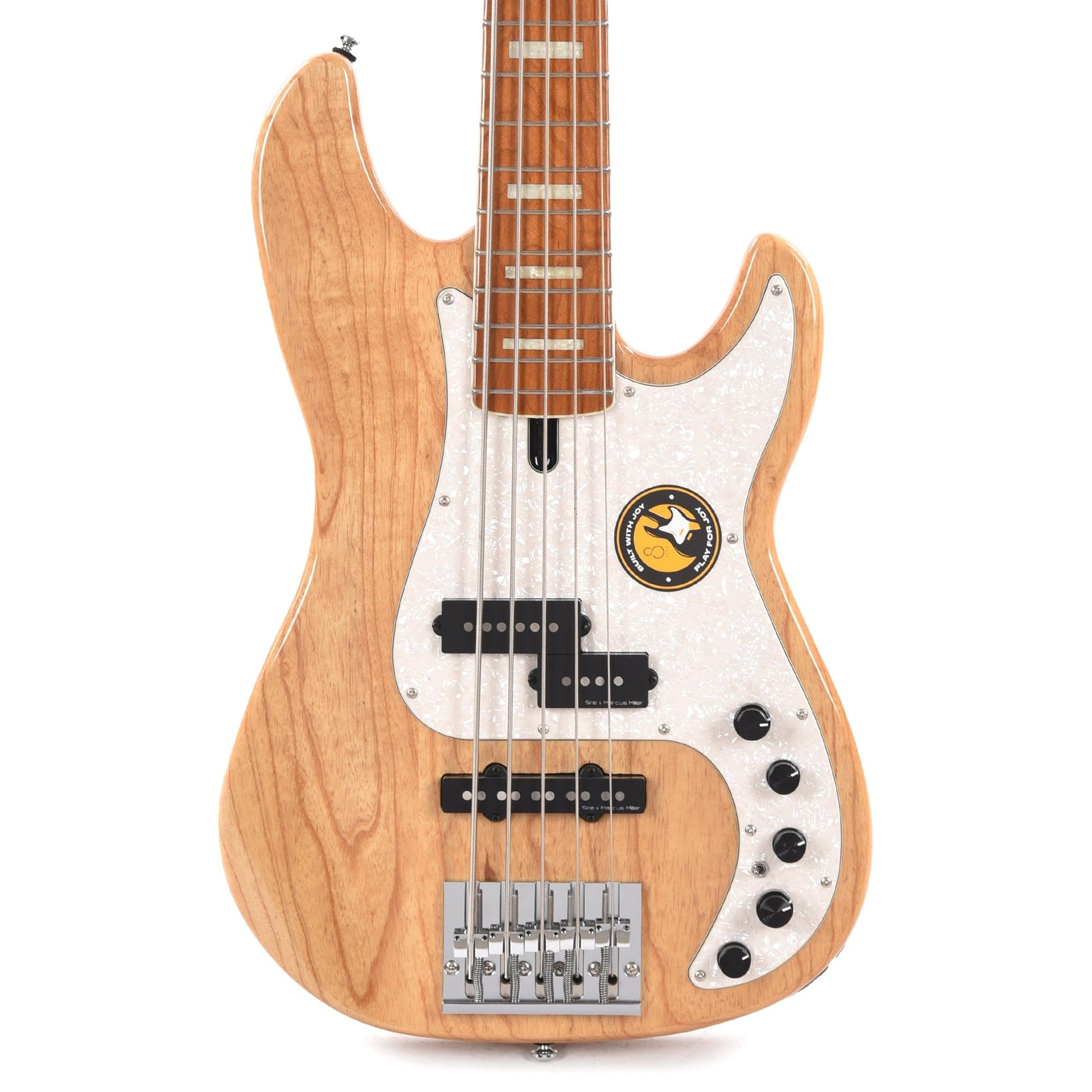 Sire Marcus Miller P8 Swamp Ash 5-String Natural Bass Guitars / 5-String or More