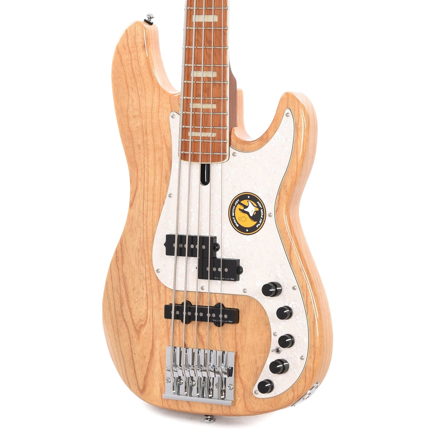 Sire Marcus Miller P8 Swamp Ash 5-String Natural Bass Guitars / 5-String or More