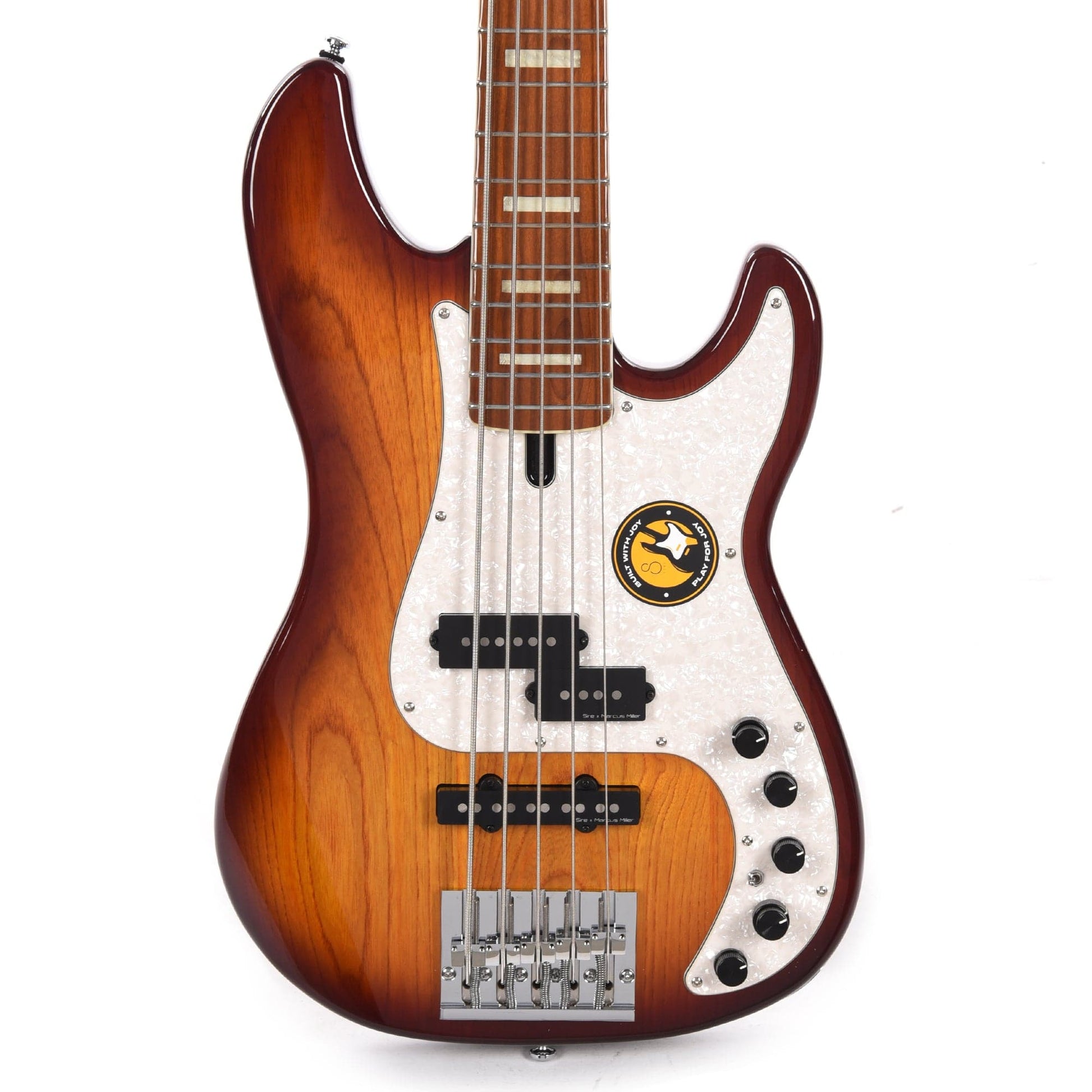 Sire Marcus Miller P8 Swamp Ash 5-String Tobacco Sunburst Bass Guitars / 5-String or More