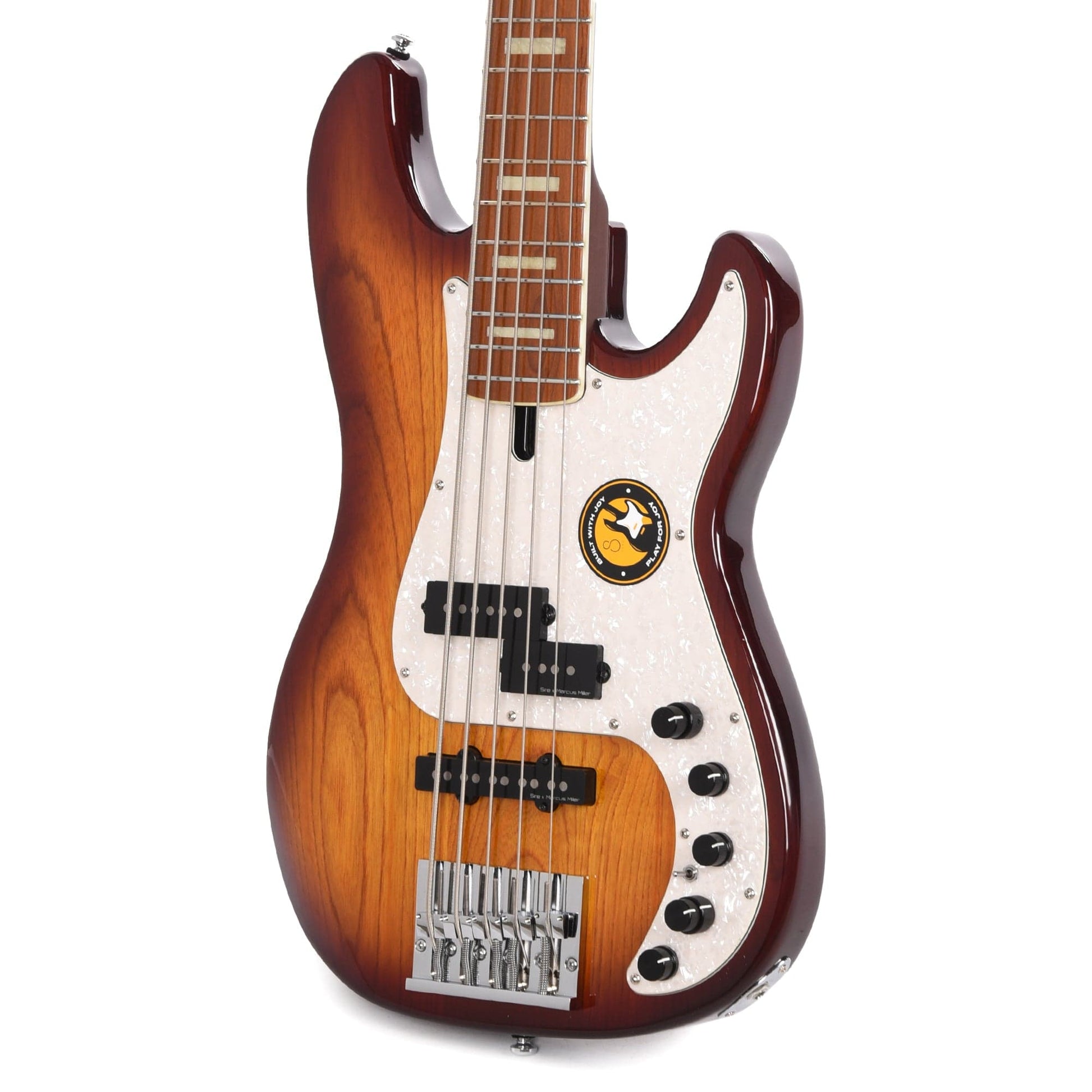Sire Marcus Miller P8 Swamp Ash 5-String Tobacco Sunburst Bass Guitars / 5-String or More