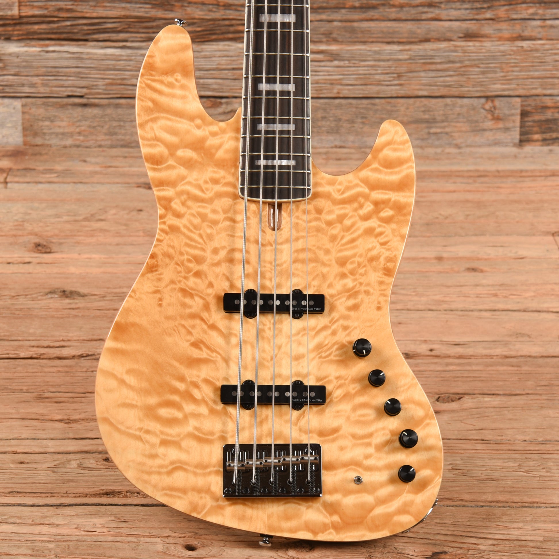 Sire Marcus Miller V-9 5-String Natural Bass Guitars / 5-String or More