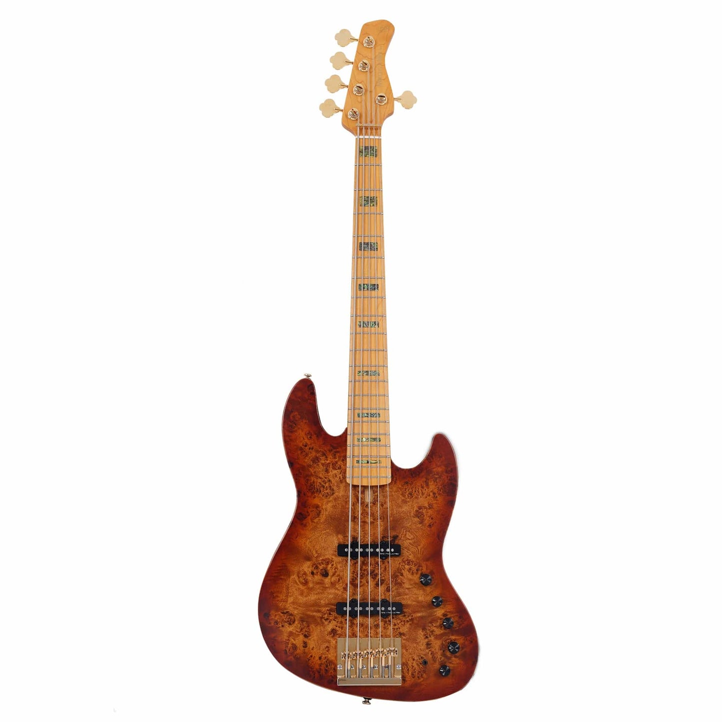Sire Marcus Miller V10 5-String Swamp Ash/Solid Poplar Natural Satin Bass Guitars / 5-String or More