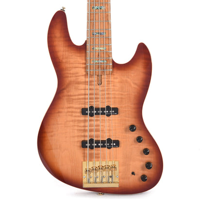 Sire Marcus Miller V10 DX Flame Maple/Swamp Ash 5-String Tobacco Sunburst Bass Guitars / 5-String or More