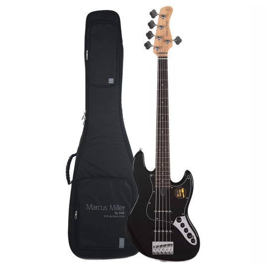 Sire Marcus Miller V3 5-String Black (2nd Gen) and Sire Gig Bag Bundle Bass Guitars / 5-String or More