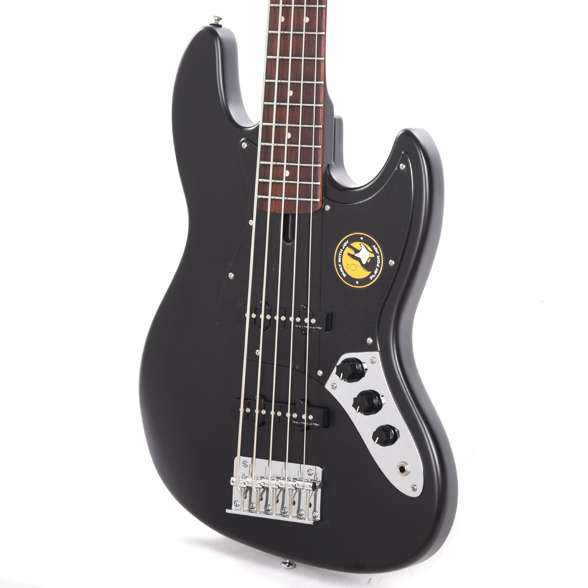 Sire Marcus Miller V3P Mahogany 5-String Black Satin Bass Guitars / 5-String or More