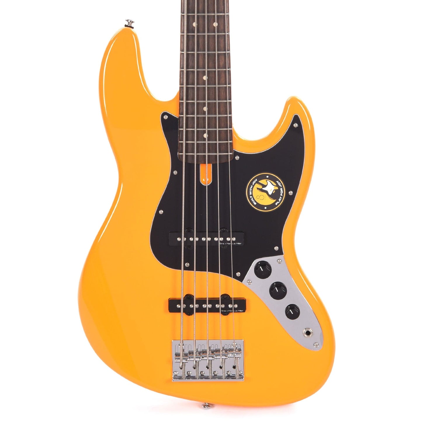 Sire Marcus Miller V3P Mahogany 5-String Orange Bass Guitars / 5-String or More