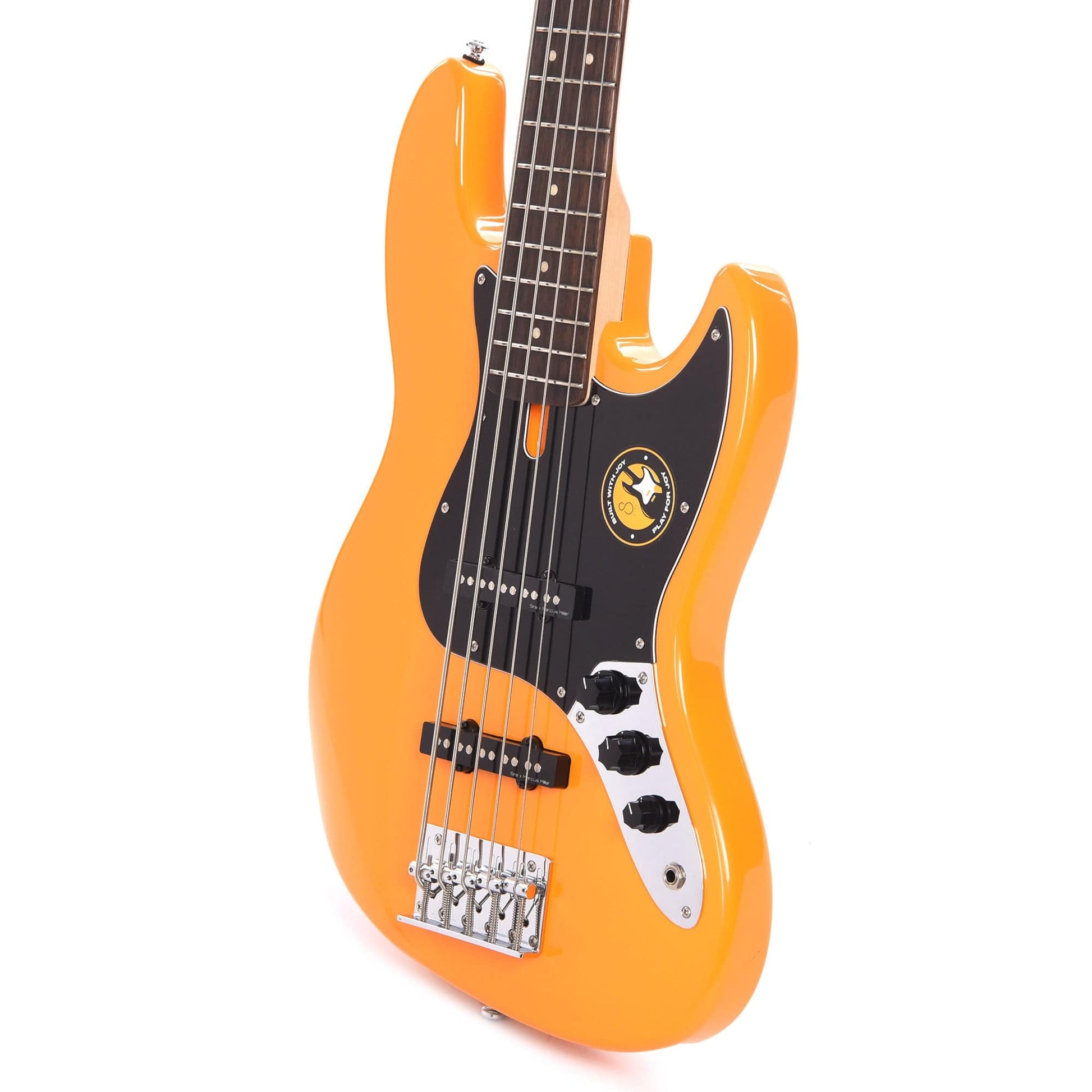 Sire Marcus Miller V3P Mahogany 5-String Orange Bass Guitars / 5-String or More
