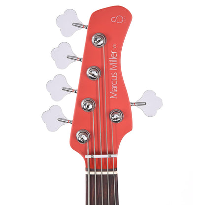 Sire Marcus Miller V3P Mahogany 5-String Red Satin Bass Guitars / 5-String or More