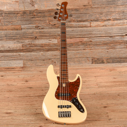 Sire Marcus Miller V5 5-String White Bass Guitars / 5-String or More