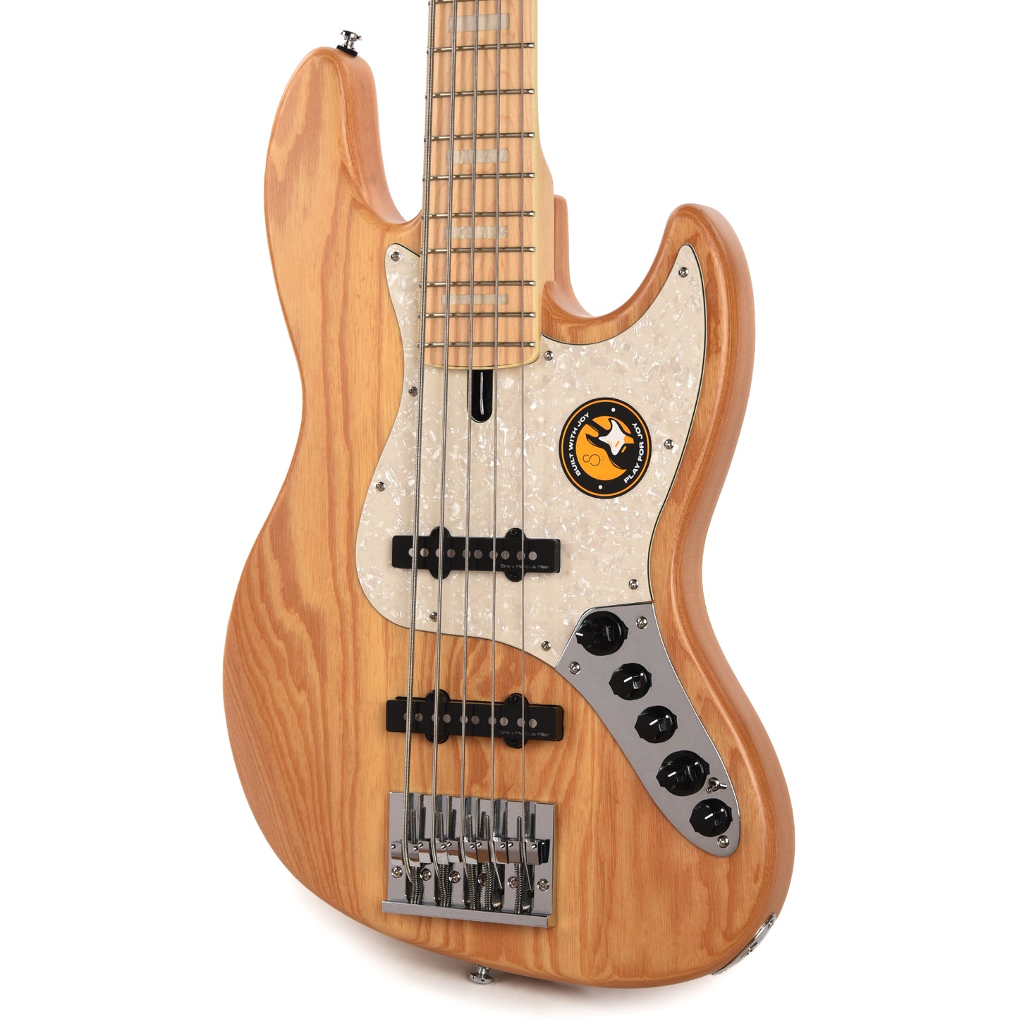 Sire Marcus Miller V7 5-String Swamp Ash Reissue Natural Satin Bass Guitars / 5-String or More