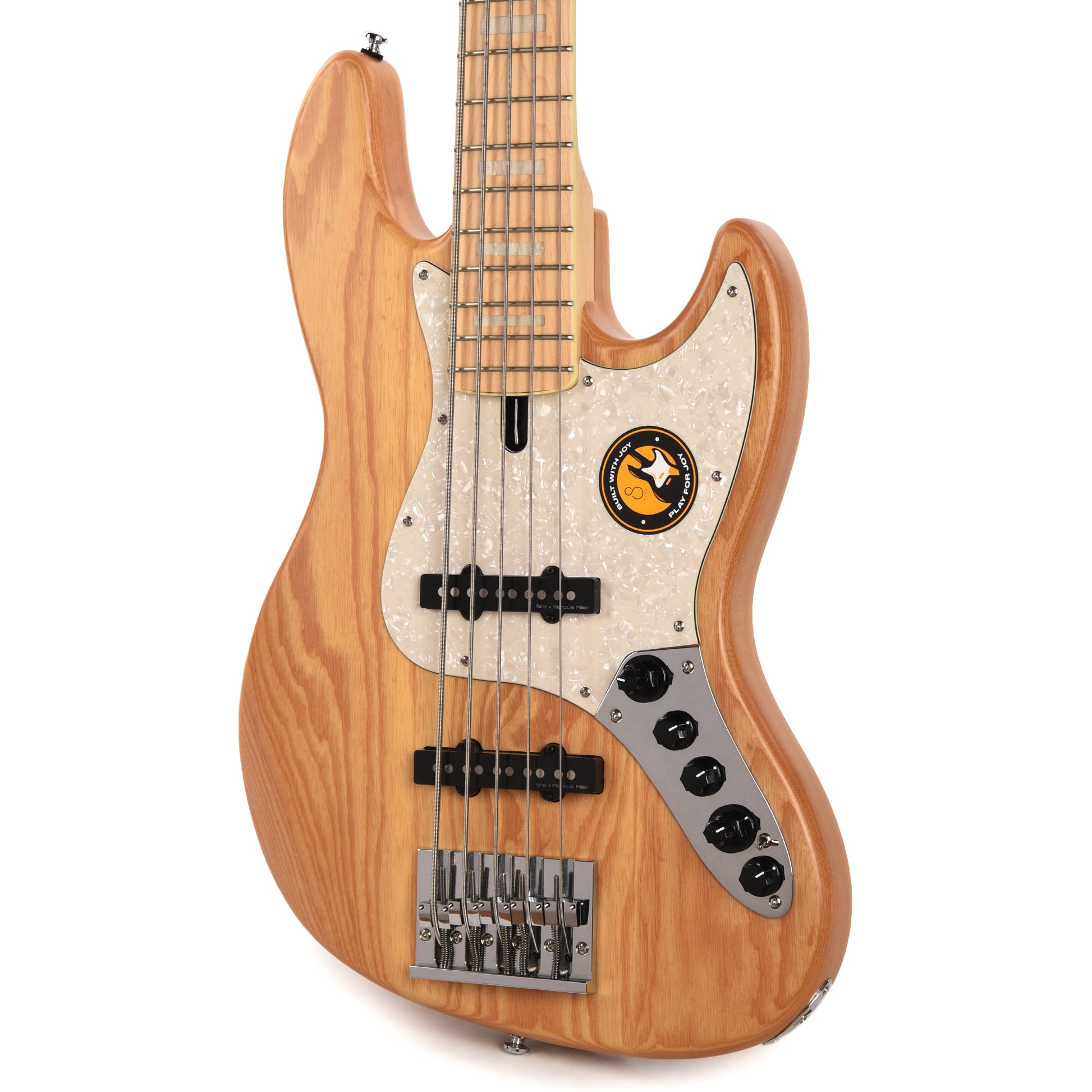 Sire Marcus Miller V7 5-String Swamp Ash Reissue Natural Satin Bass Guitars / 5-String or More