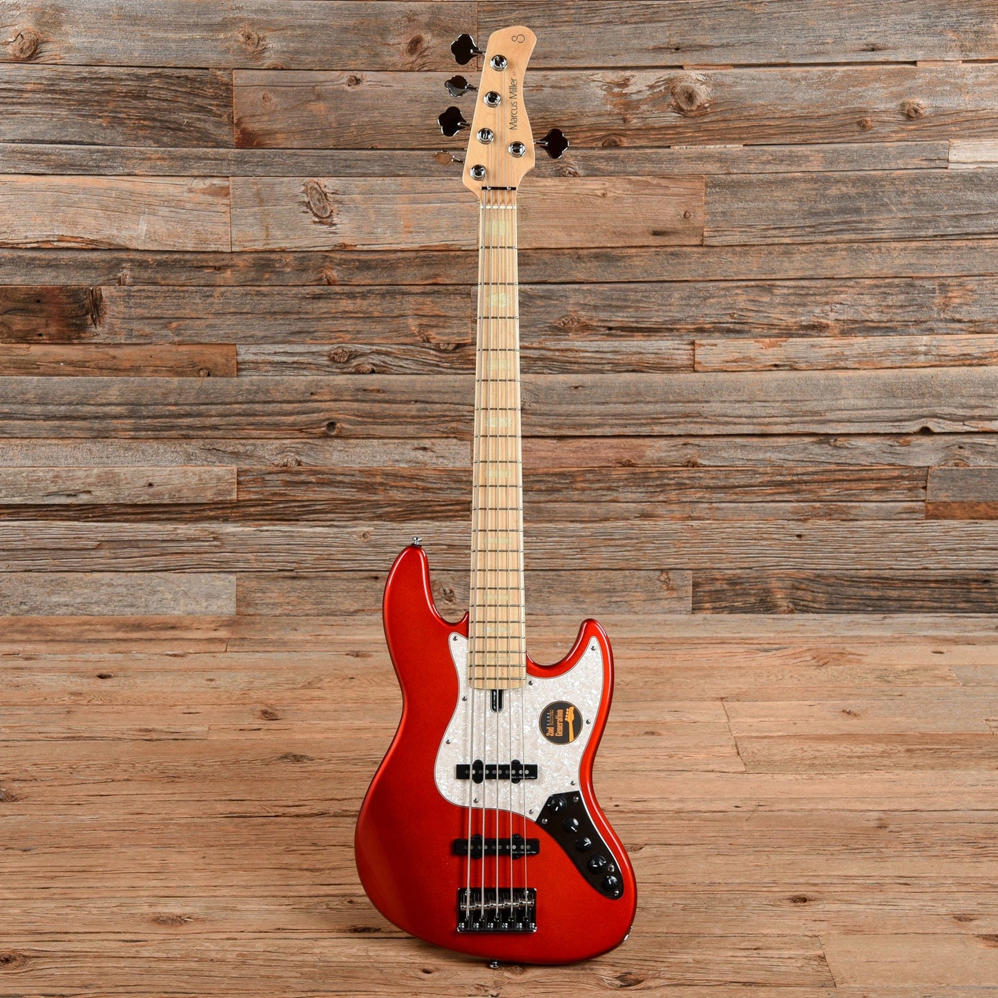 Sire Marcus Miller V7 Swamp Ash 5-String Bright Metallic Red (2nd Gen) Bass Guitars / 5-String or More